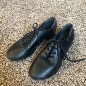 Black tap shoes size 1.5